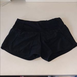 Black Lululemon Running Shorts